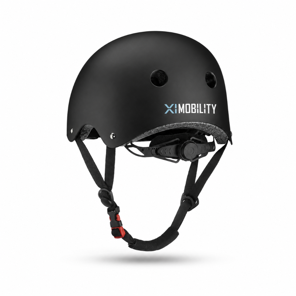 Xi mobility - קסדה שחורה לאופניים ולקורקינט